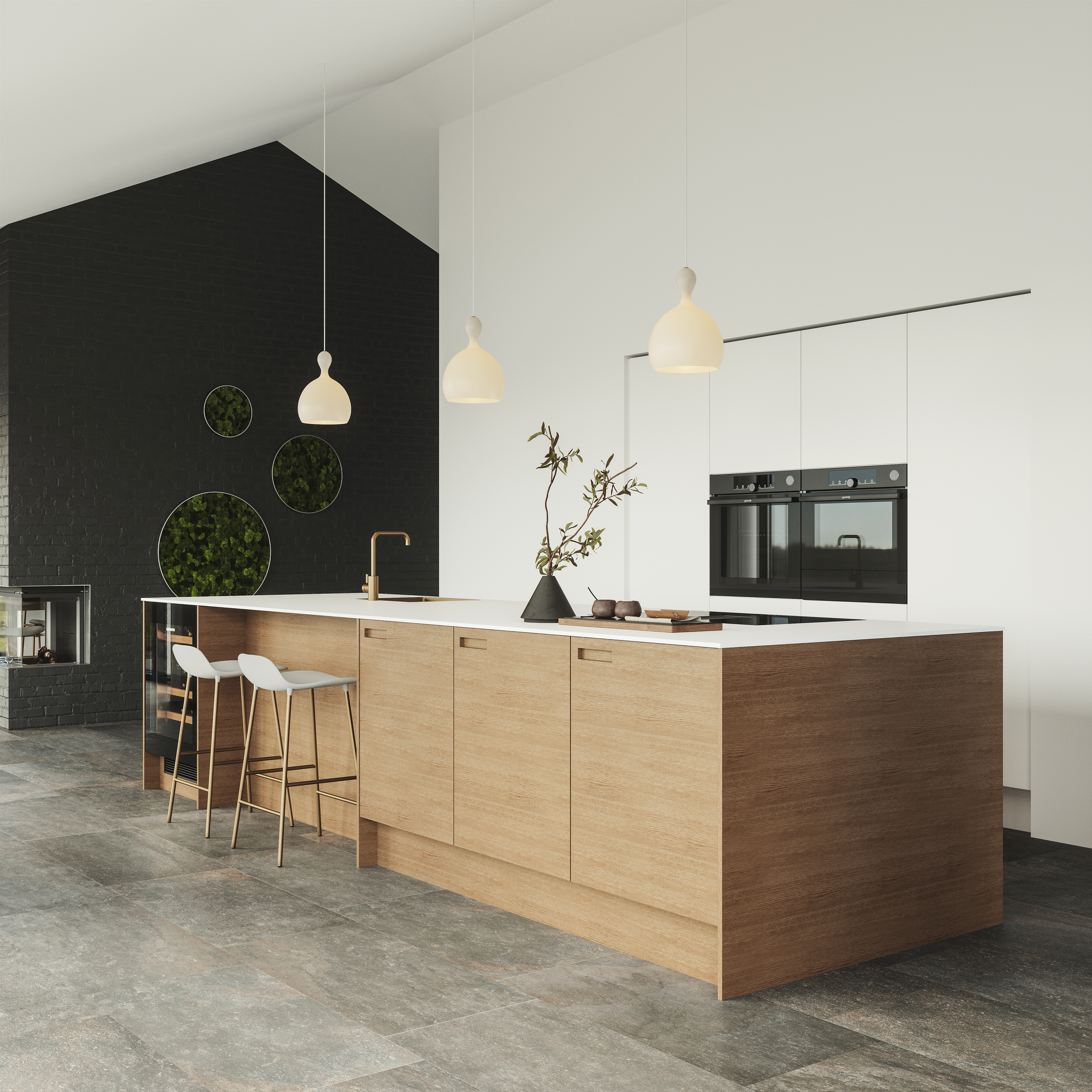 Nature by DESIGNA - natur eg med indfræset greb