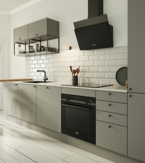 Gråt Designa køkken med hårde hvidevarer fra Siemens