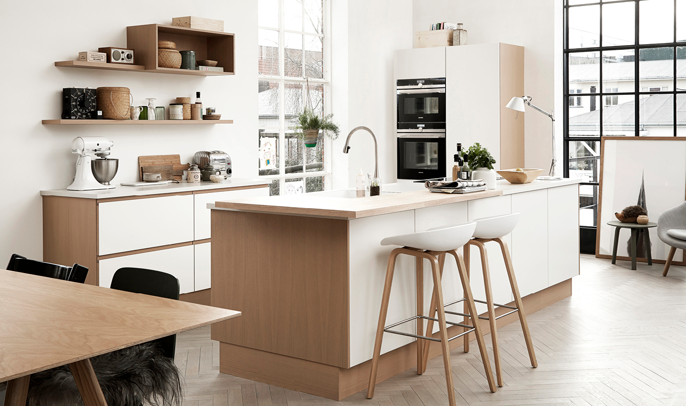 Inspiration indretning med køkkenø | Designa Køkken