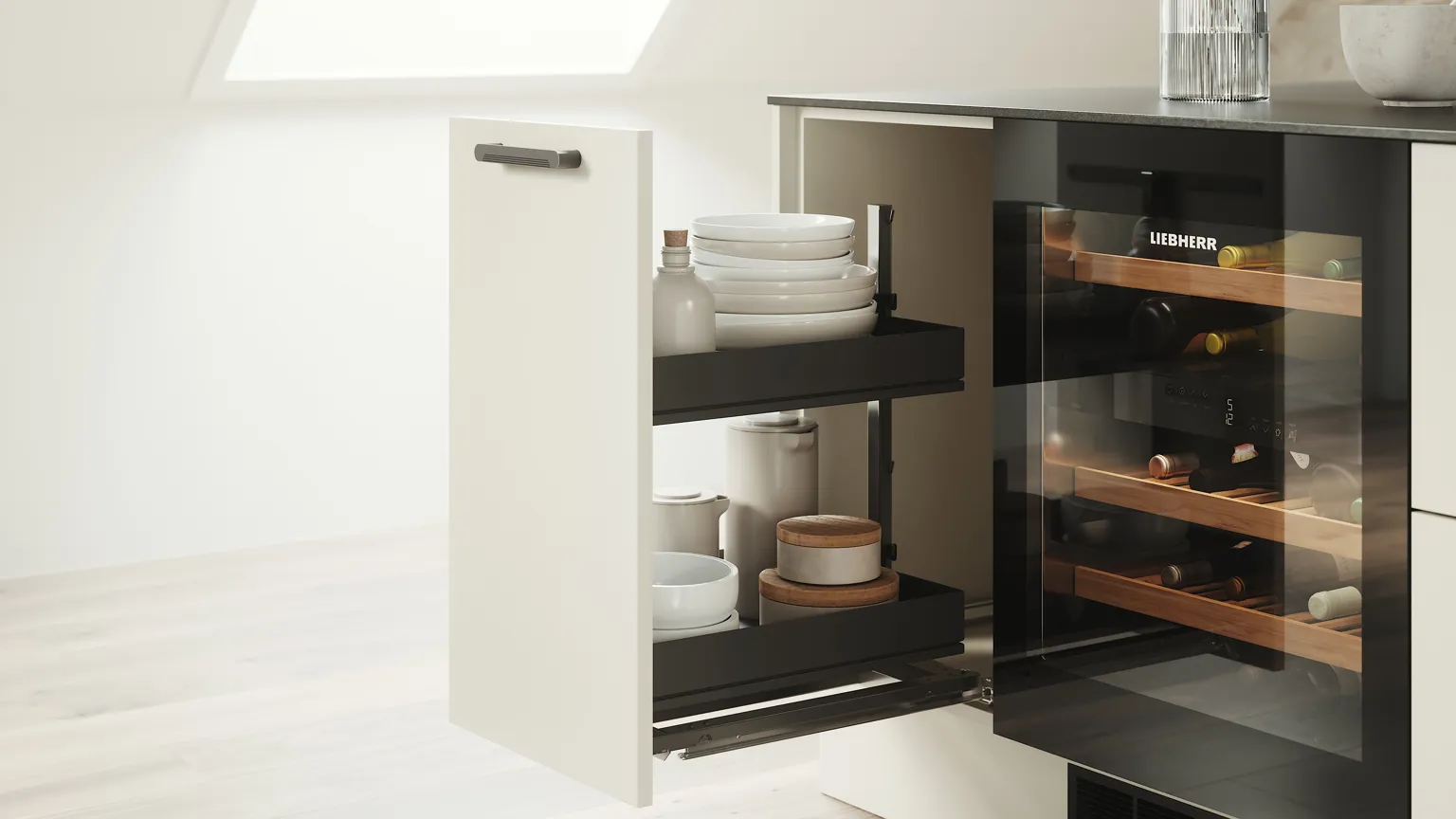 Silk by Designa køkken i beige