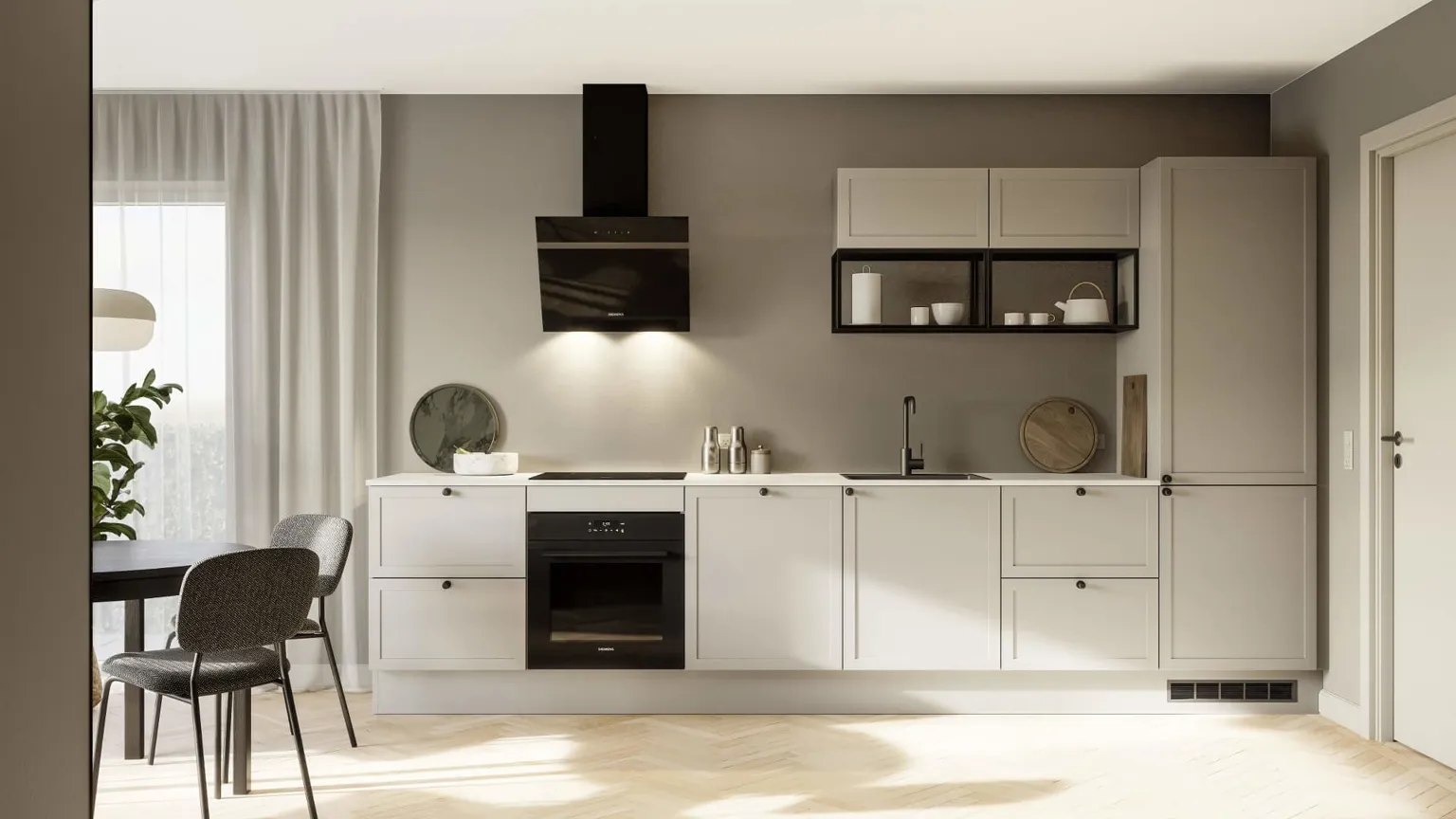 Classic by Designa køkken sand ramme