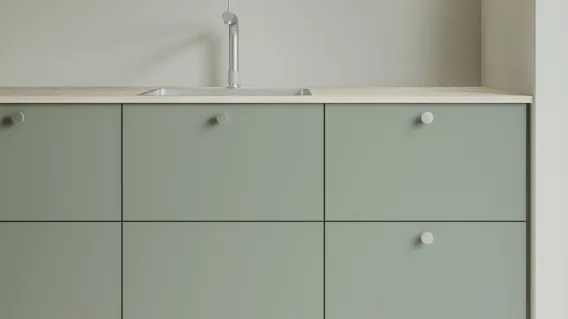 Silk by Designa lys grøn