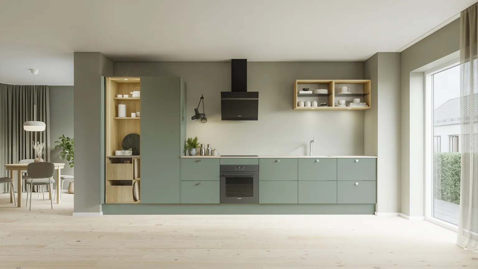 Silk by Designa lys grøn