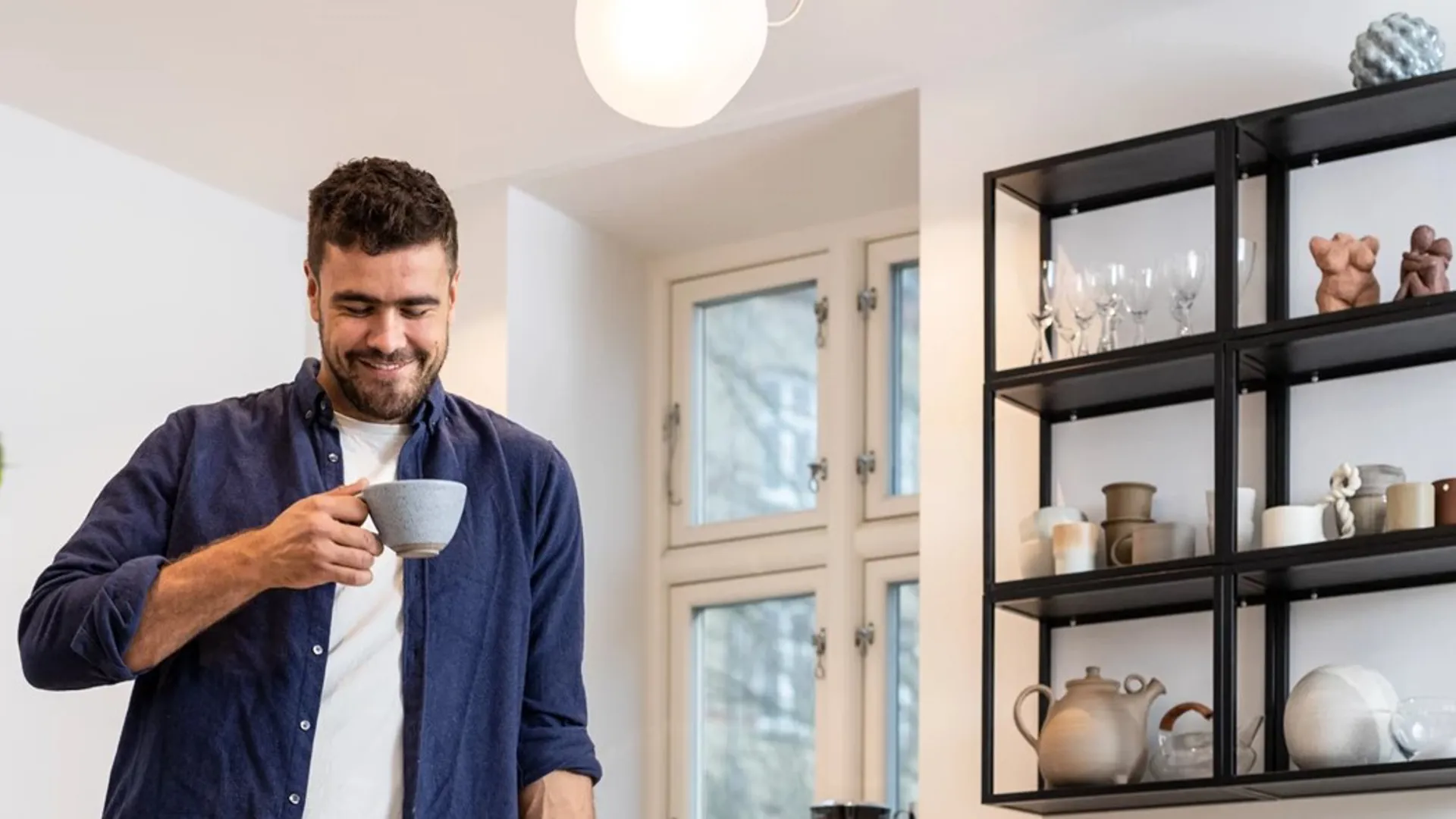 Dét var rammerne for Jons nye køkken, som er blevet til i samarbejde med Designa.